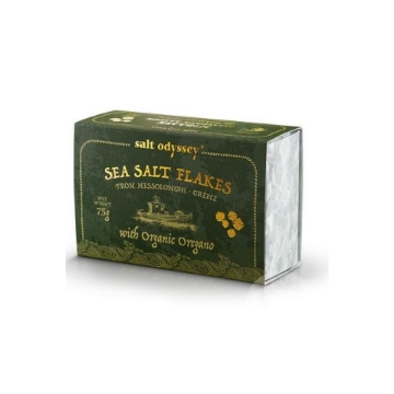Sea Salt Flakes (Oregano) Certified Organic Salt Odyssey  Sea Salt Flakes (Oregano) Certified Organic Salt Odyssey