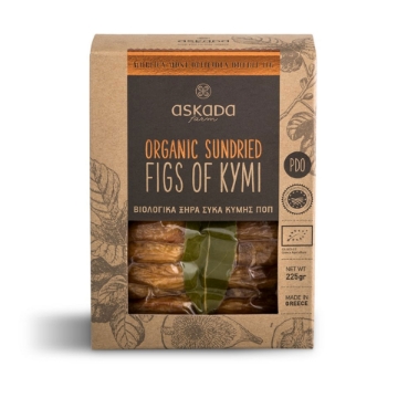 Økologiske soltørrede figner fra Kymi PDO - Askada Farm 225g