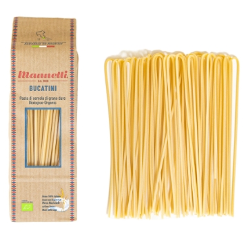 Organic Bucatini 100% Traditional Italian Pasta Mannetti 500g Organic Bucatini 100% Traditional Italian Pasta Mannetti 500g