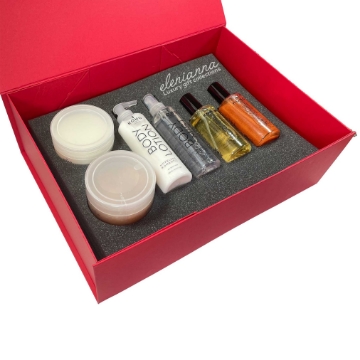 Blue Scents Natural Cosmetics Gift Set Olive Oil 6 item Blue Scents Natural Cosmetics Gift Set Olive Oil 6 item