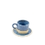 Handcrafted Stoneware Ceramic Coffee Cup with Saucer Handcrafted Stoneware Ceramic Coffee Cup with Saucer
