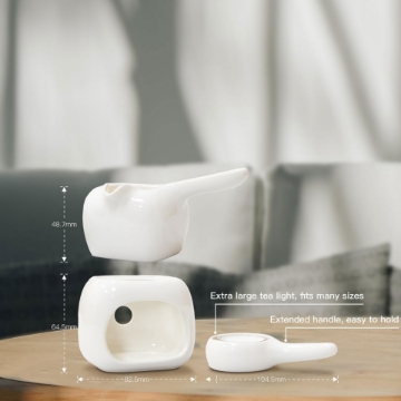 Ceramic Essential Oil Burner with Tea Light Holder - Aromatherapy for Your Home Ceramic Essential Oil Burner with Tea Light Holder - Aromatherapy for Your Home