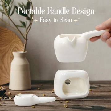 Ceramic Essential Oil Burner with Tea Light Holder - Aromatherapy for Your Home Ceramic Essential Oil Burner with Tea Light Holder - Aromatherapy for Your Home