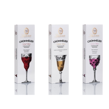 Chommelier Chocolate Pairing with Premium White Wine hommelier chocolate bar for white wine pairing