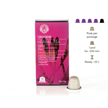 Mint Herbal Digestive Pods for Gas Relief, Bloating & Gut Health Mint Herbal Digestive Pods for Gas Relief, Bloating & Gut Health