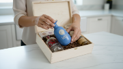 elenianna Touch of Greece Wooden Gift Box