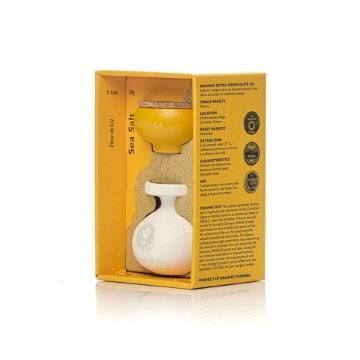 LADOLEA Fleur de Sel & Organic Extra Virgin Olive Oil Gift Set | Handpicked Greek Salt & Cold-Pressed EVOO LADOLEA Fleur de Sel & Organic Extra Virgin Olive Oil Gift Set | Handpicked Greek Salt & Cold-Pressed EVOO