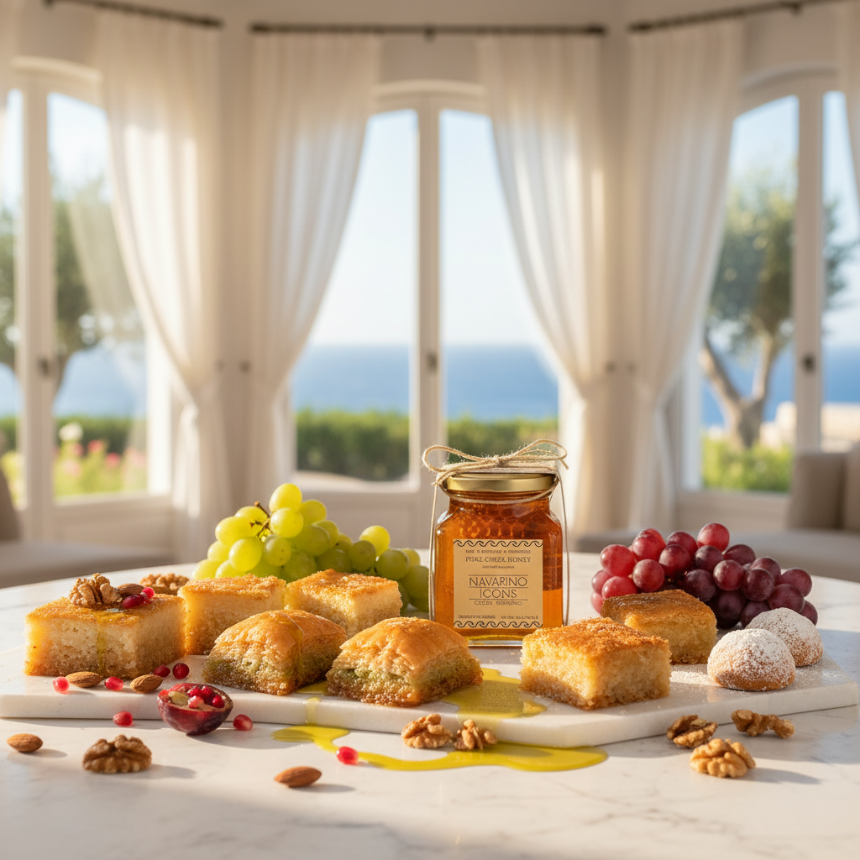 Græske Desserter: En Rejse i Skønhed indefra og Middelhavsvelvære