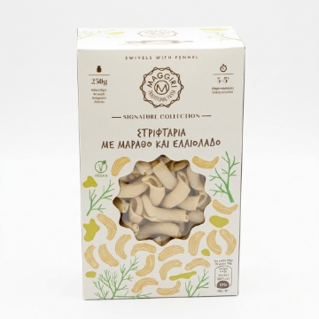 Maggiri Striftaria med fennikel og olivenolie - Traditionel kretensisk snoet pasta, 250 g | Signature Collection, Naturligt vegansk, Heraklion Kreta
