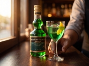 Promponas Naxos Green Citron Special Liqueur 350ml shown as a close-up product detail