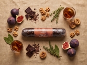 Lazaris Fig Pie Chocolate-Brandy – Corfiot Fig Cake, 150g on a clean ecommerce background